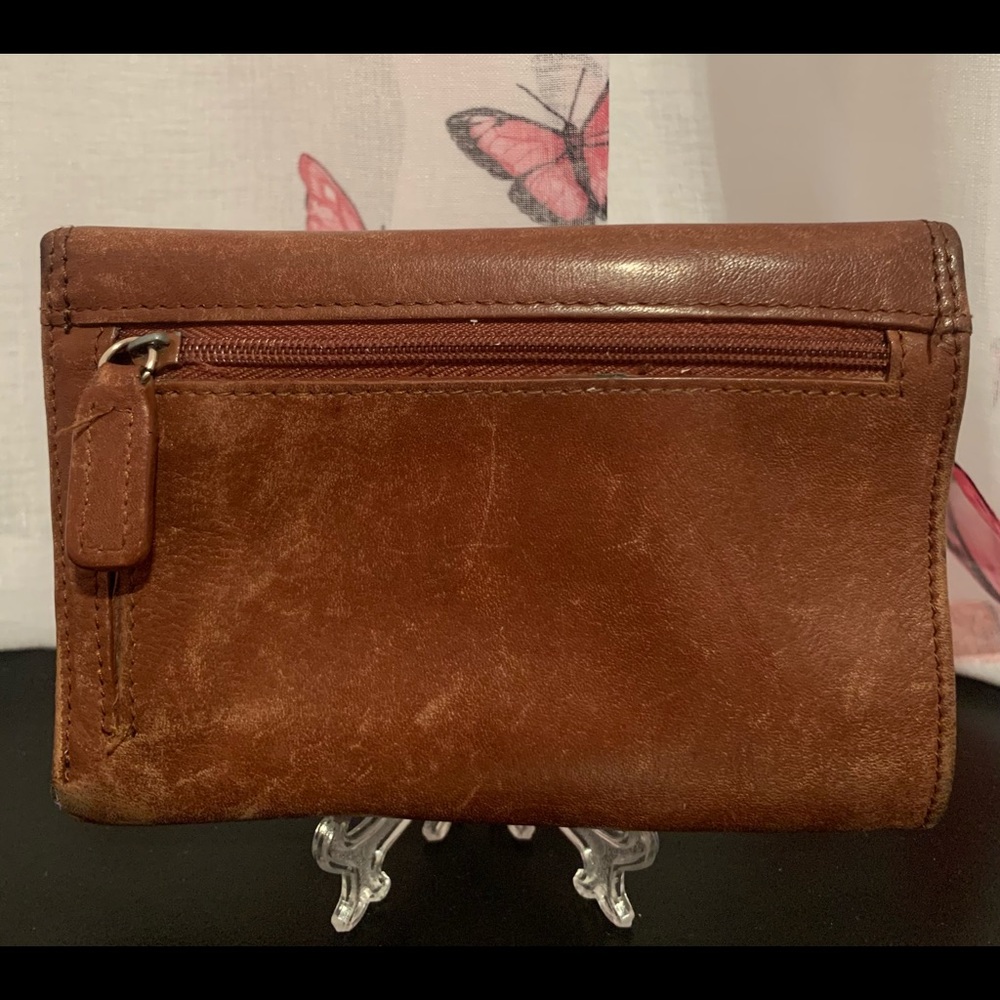 Distressed vintage fossil wallet - Picture 3 of 4